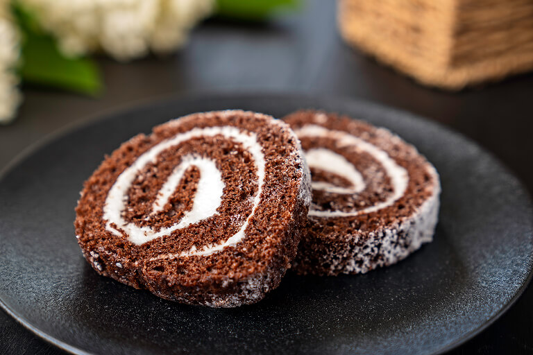 Chocolate Swiss Roll 1